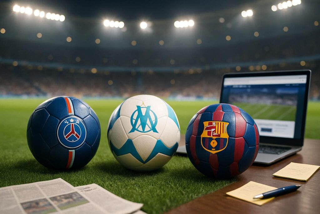 suivez les dernières actualités et transferts du football ce jeudi 23 octobre avec un focus complet sur le psg, l'om et le fc barcelone.