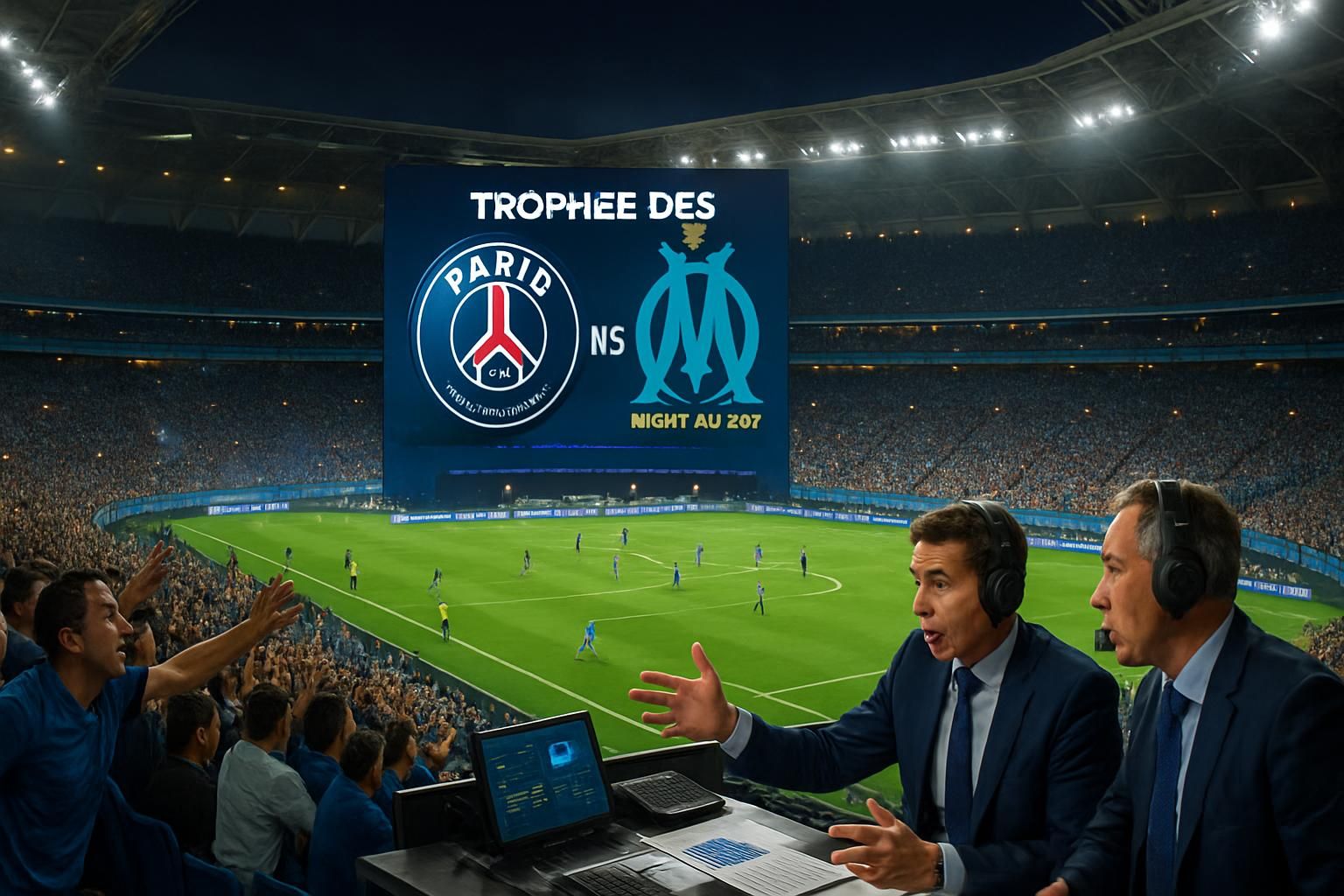 découvrez les commentaires du match psg - om pour le trophée des champions, diffusés sur ligue 1+, désormais disponibles en italien grâce à une intelligence artificielle innovante.